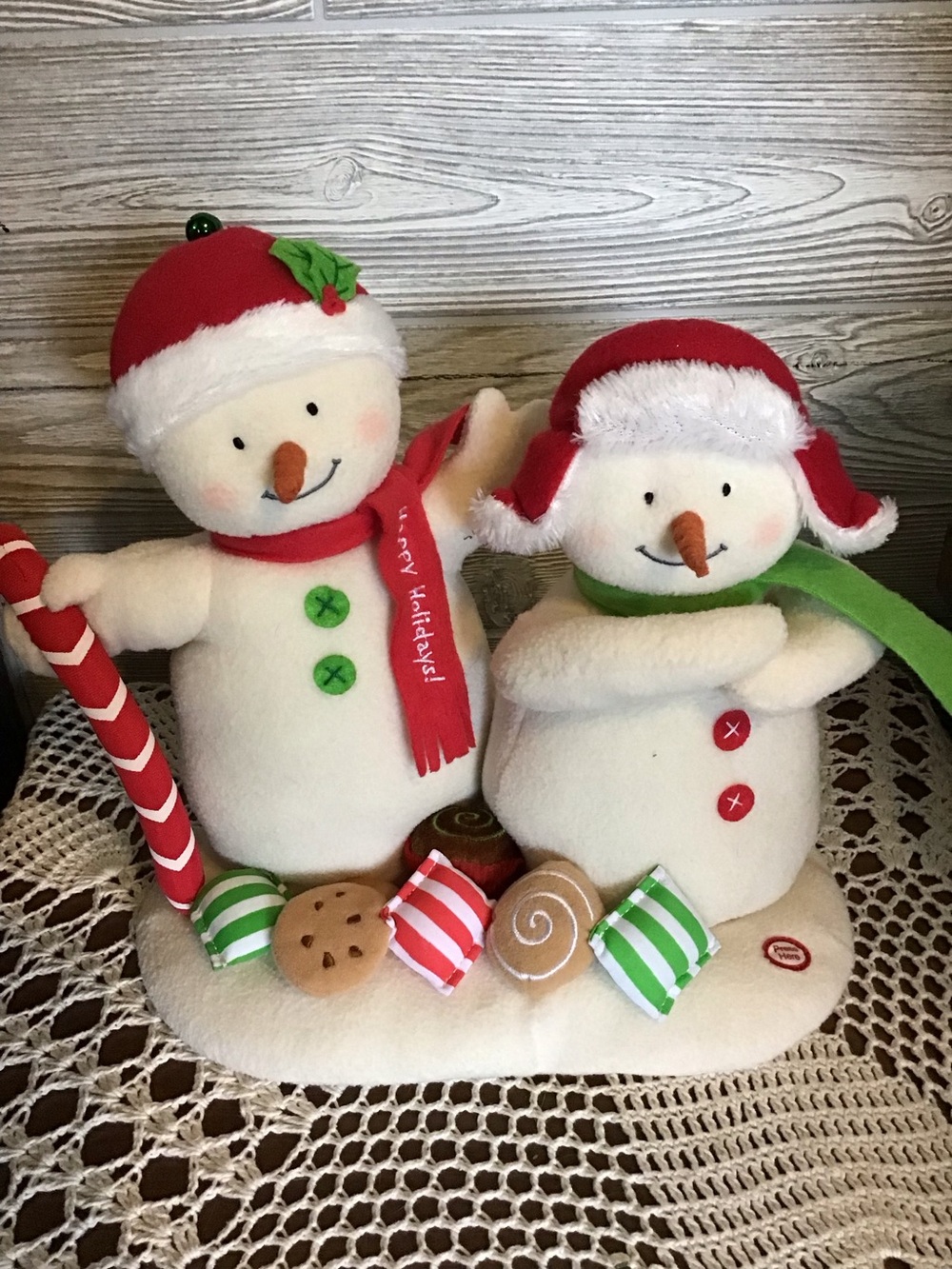 Vintage singing Snowmen, Hallmark
